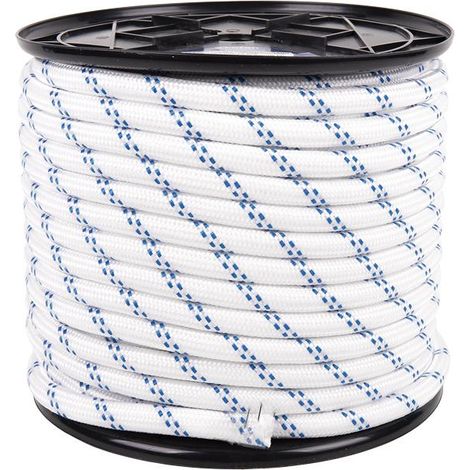 CUERDA TRENZADA POLI 12MM 50 MTS
