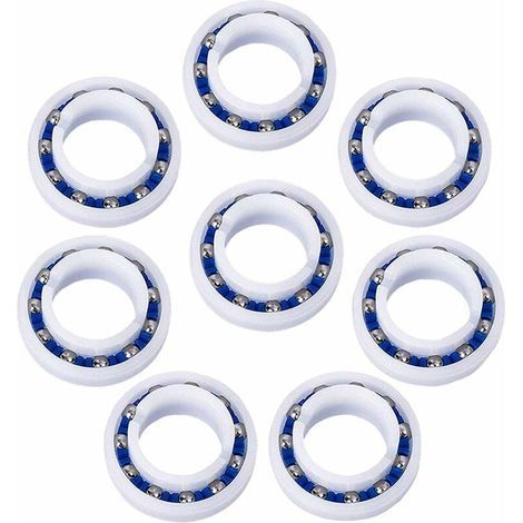 Roulement C60 - Pour Nettoyeur Piscine Polaris 180 280 - Roulement À Billes Plastique Acier Inoxydable - Lot De 8 (1/5)