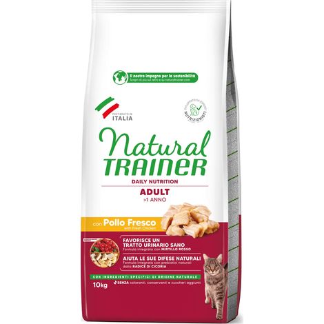 Natural Trainer Adult Pollo - Alimento Seco de Pollo para Gatos