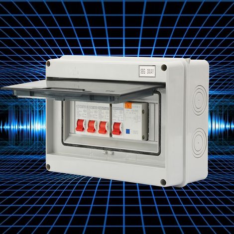 3-Wege-Verteilermodul für Garage und Wohnwagen 63A 30mA Fehlerstromschutzschalter 3MCB 6a16a32A (1/5)