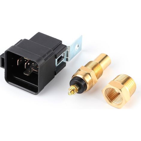 Motorbetriebener Lüftungs-Kabelsatz für einen oder zwei 165/185-W-Lüfter mit Thermostat und 40-A-Relais