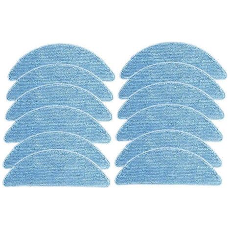 NALOOKAMIC Lot de 12 chiffons de nettoyage pour aspirateur robot iLife V9 / V9 Pro / G9 / G9 Pro - Pièces de rechange