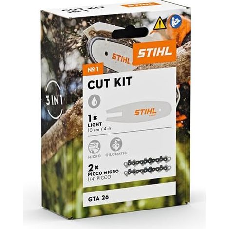 Motosierra Stihl gta26 cadena barra guía incluida