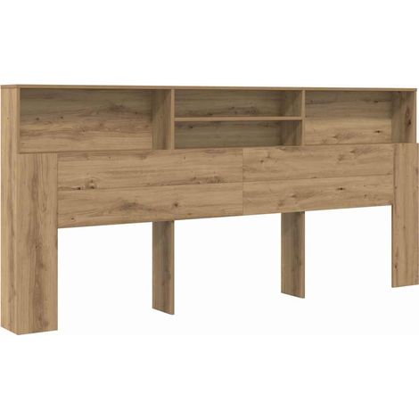 Cabinet de Tête de lit,Panneau décoratif chêne artisanal 220 x 19 x 101.5 cm CFW6821678 (1/5)