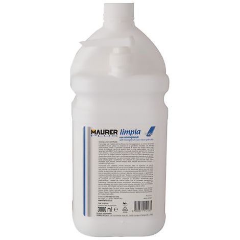 PASTA LAVAMANI CON DOSATORE ML 3000 DETERGENTE SGRASSANTE CREMA LIQUIDA (34052)