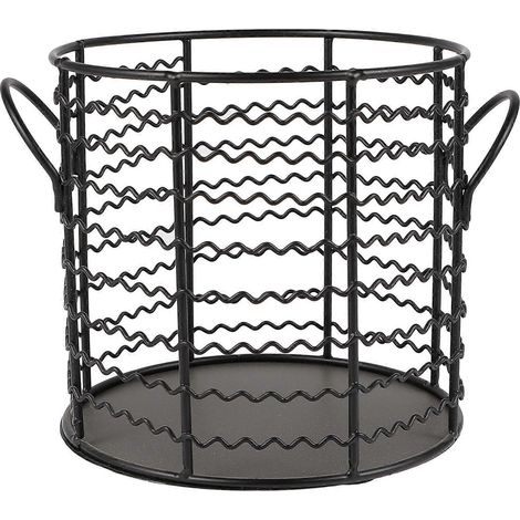 Panier de cuisine classique à guirlandes, panier de service, organisateur de produits de toilette, bac de présentation en fil de fer métallique (1/5)