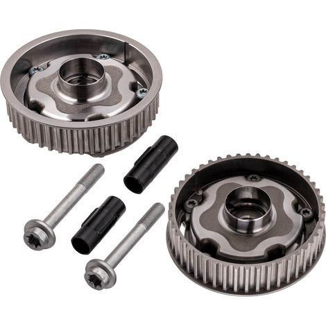 2pcs Intake & Exhaust Camshaft Adjuster For Alfa Romeo Opel Fiat Chevrolet 1.6L