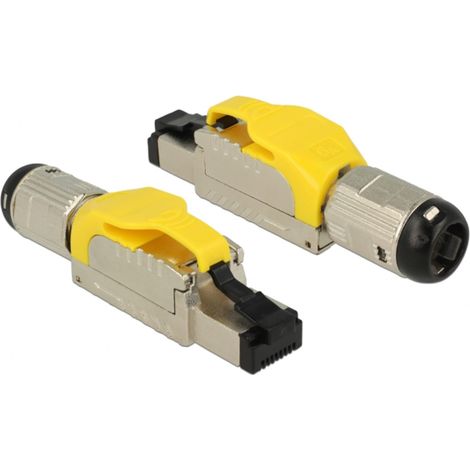 RJ-45 Stecker feldkonfektionierbar Cat.6a Verwendung: Pour Patchkabel Ø 6,0 - 7,5mm