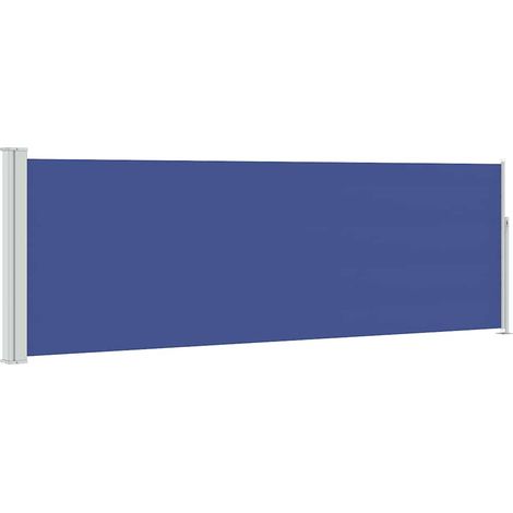 Maison Exclusive - Ausziehbare Seitenmarkise 100x314 cm Blau (1/5)