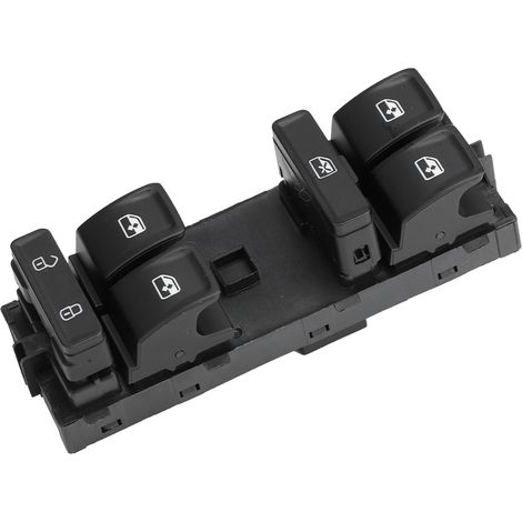 Bouton de lève-vitre conducteur noir pour Santana - Commande de fenêtre pièce auto 34D 959 857 D (1/5)