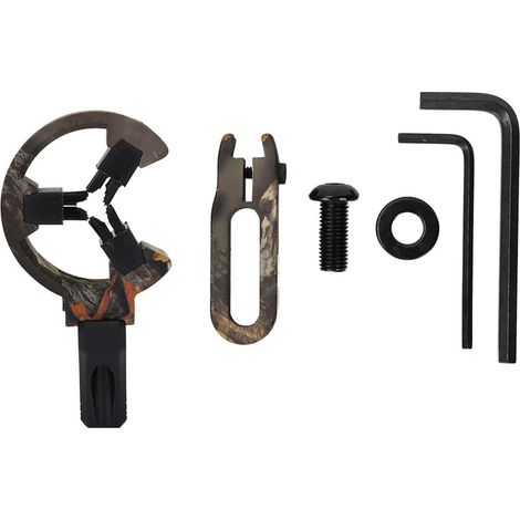 Support de flèche à brosse pour arc à poulies, idéal pour la chasse et le tir en extérieur. (1/5)