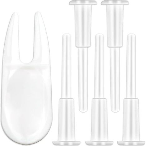 5 bouchons anti-fuites + 1 outil de retrait – Kit de remplacement de bouchons pour ballons de yoga, ballons rebondissants et matelas gonflables (1/5)