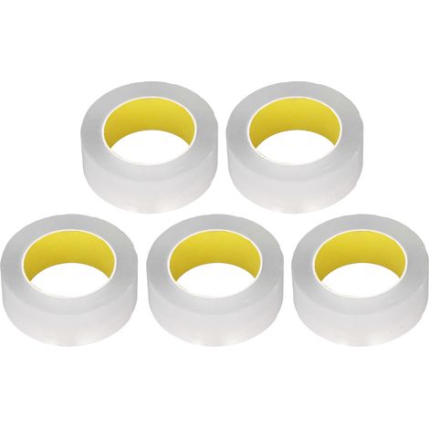 5 rouleaux de ruban adhésif Double face Transparent, 2 adhésifs pour tapis mural, décor d'affiche Photo, 5M (1/5)