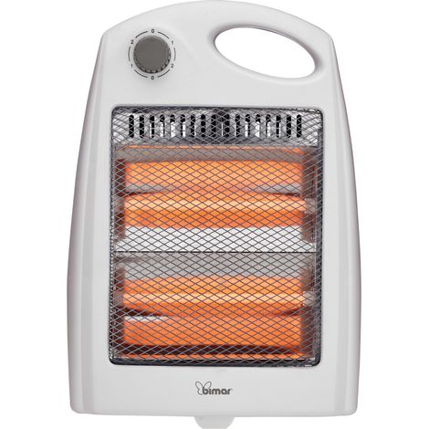 Bimar HR304 calefactor eléctrico Interior Gris, Blanco 800 W Calefactor eléctrico infrarrojo (1/4)