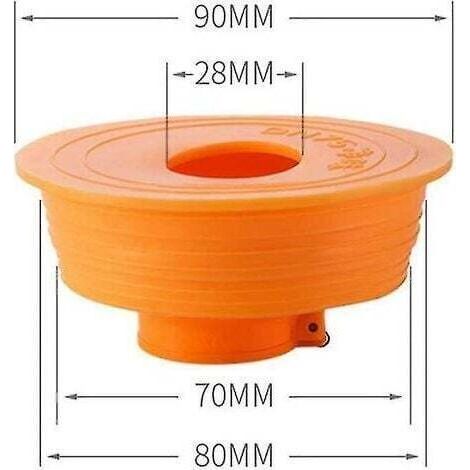 Silicone Anti-odeur piège à reflux piège de vidange égout tuyau scellant pour Machine à laver à la maison (75mm) Shibaod (1/2)