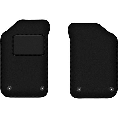 Alfombrillas delanteras para MG F/TF coupé y cabrio (2007-2011), color negro. (1/5)