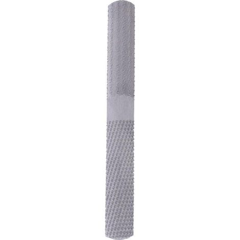 4-en-1 râpe à bois demi-ronde & plate acier 8 pouces gros grain pour bois & métal (1/5)