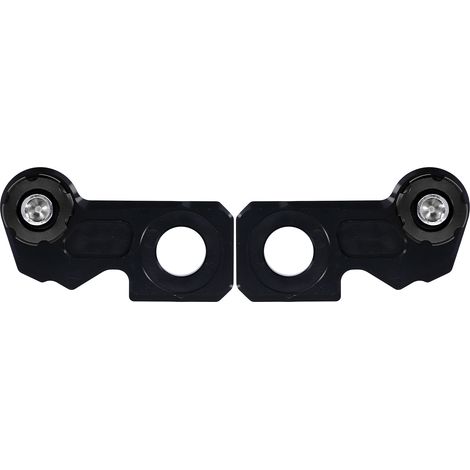 Lot de 2 protections d'axe de roue de moto en alliage d'aluminium, remplacement pour CB650R/F CBR650R 2019-2020, noir (1/5)