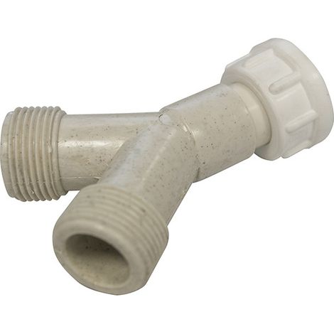 Raccordo a Y carico lavatrice 3/4" MMF (1/3)