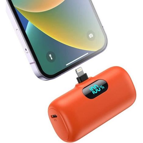 Mini Batterie Externe - - 5000mAh - Charge Rapide - USB C - Compatible iPhone (1/4)