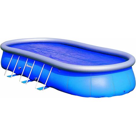 Bâche solaire ovale " Steel Pro " - 6.45 x 3.30 m