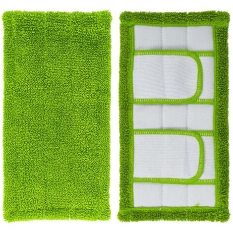 Tampons Humides Réutilisables Pour Vadrouille Swifers Sweeper Chiffons De Balayage À Sec, Vadrouille Lavable En Microfibre, Tampons (1/5)