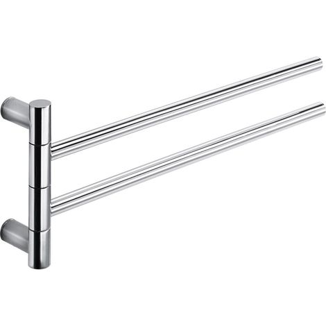 Lineabeta - Porte-serviettes Picola en laiton chromé à double (1/2)