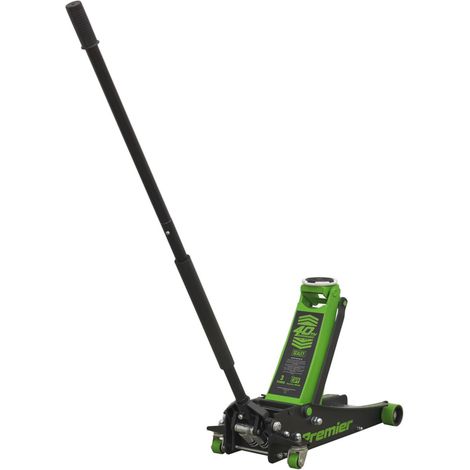 Sealey Trolley Jack 3 Tonne Low Profile Rocket Lift Green 3040AG (1/5)