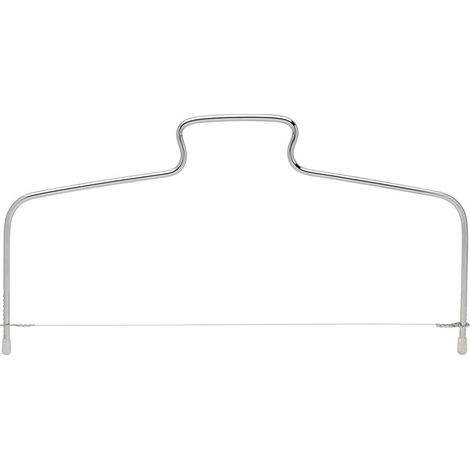 1 coupe-gâteau réglable en fil d'acier inoxydable, séparateur de pain, accessoire de cuisine, outil de pâtisserie, fil unique (ligne droite) (1/5)