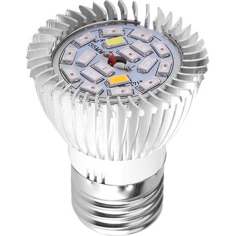 Vollspektrum 85-265V 18W 18 LED Pflanzenlampe für Blumen und Hydrokultur (E27) (1/5)