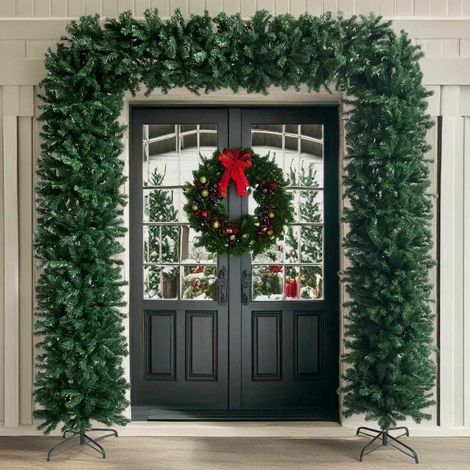 vidaXL Christmas Tree Arch Green 240 cm (1/5)