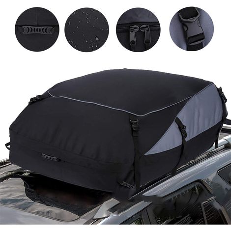 Grand sac de toit pour voiture - Noir (1/5)