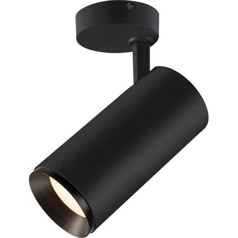Plafonnier LED NUMINOS® L intérieur noir/noir LED 28W 36° UGR  19 - SLV - 1004595
