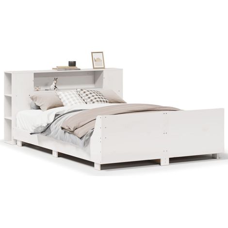 Maison Exclusive - Giroletto senza Materasso Bianco 150x200 cm Legno Massello Pino