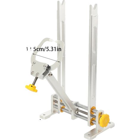 Cavalletto raddrizzatore per ruote di bicicletta, regolabile per diverse misure di ruote, design leggero, tipo 2 (1/2)