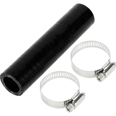 Tuyau En Silicone Noir 1 Pièce Pour Liquide De Refroidisement  20mm Diamètre Intérieur, 127mm Longueur, -60300°C, 1Mpa, Pour Antigel, Huile Moteur, Liquide Frein, 2 Colliers (1/5)
