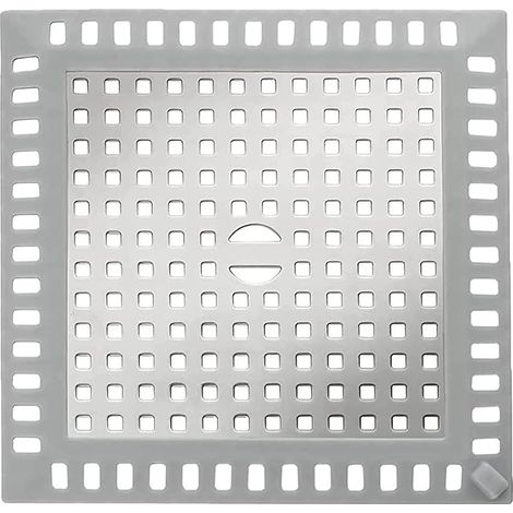 Bouchon Lavabo Cuisine Carré Filtre Bonde Douche Bonde de Douche Filtre Cheveux Douche Grille de Douche Anti-Cheveux Convient pour Salle de Bain, Cuisine, évier et Plus Encore (12,5 cm x 12,5 cm)