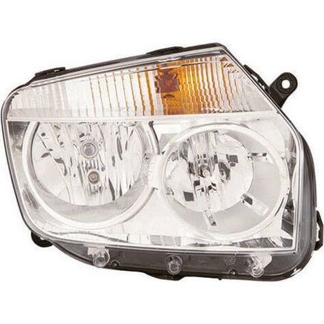 Phare avant droit fond chomé H1/H7 Dacia Duster 2010-2013