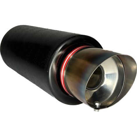 Terminale di scarico Sport Bass Universal WM Sport Mugen fi 58 tubo 100 mm (1/5)