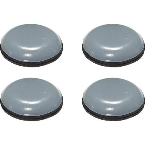 Patin glisseur adhésif pour meuble rond autocollant Téflon PTFE réduction frottement sol moquette table chaise, diamètre 25mm (1/3)