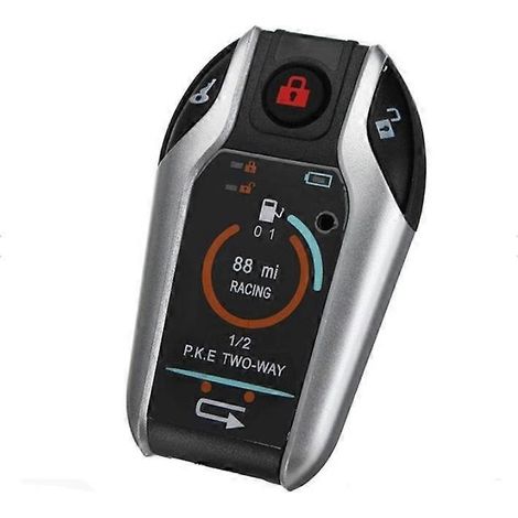 Sistema de alarma PKE bidireccional para motocicletas con sensor automático de 5 m, bloqueo y desbloqueo automáticos a distancia.