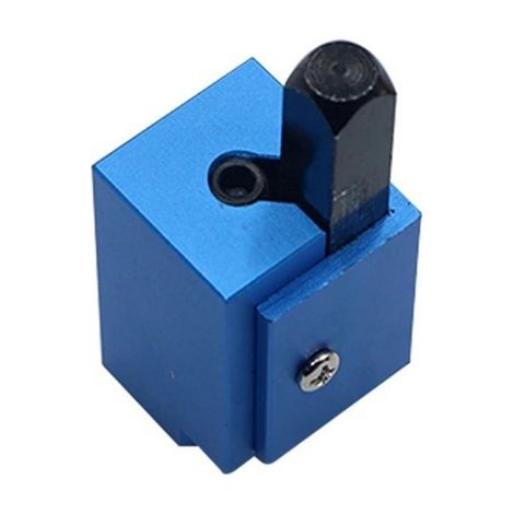 bleu Outil manuel pour le travail du bois : ciseau à angle droit, ciseau carré, outil pour charnière encastrée et rainure de serrure de porte (1/5)