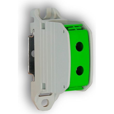 Bloc de distribution 2pts 50mm² Vert - Digital electric 41714