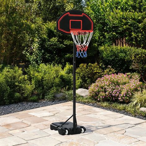 Panier de basket schwarz en stahl PE 131 x 49 x 250 cm (1/5)