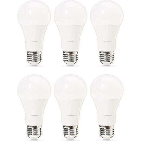Professionnel Lot de 6ampoules LED Culot Edison vis E27 équivalent 100W Blanc chaud Intensité non variable (1/5)