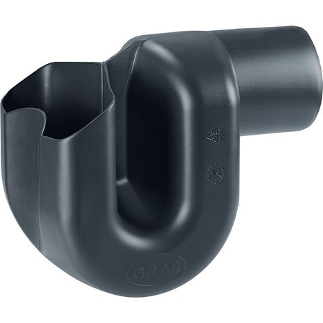 Überlaufsiphon DN160, schwarz