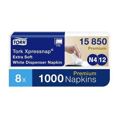 Serviette papier 2 plis Xpressnap Tork - Paquet de 1000 (1/3)