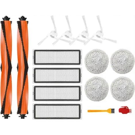 Pièces détachées pour robot aspirateur autonettoyant STYTJ06ZHM : filtre, brosse principale, chiffon de nettoyage. (1/5)