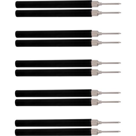 J.30015 Sondes de test pour multimètre - Broches de test sans soudure pour le test de tension dans les circuits conventionnels (30 Vca-60 Vcc) - Tension 24 A - Courant (Noir) (1/5)