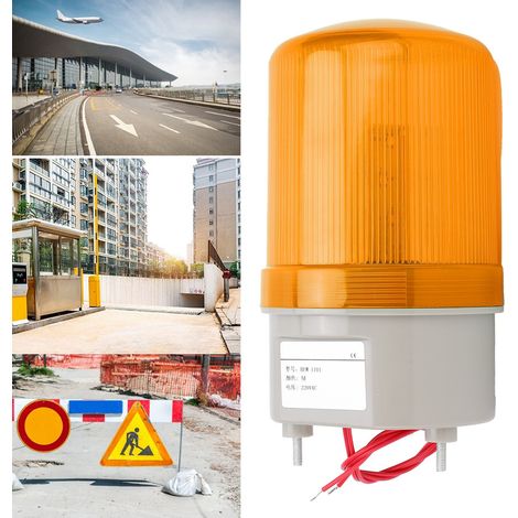 BERM® BEM-1101 Gerätealarmanzeige, LED, akustisches und optisches Signal, 220 V Wechselstrom, Gelb (1/5)